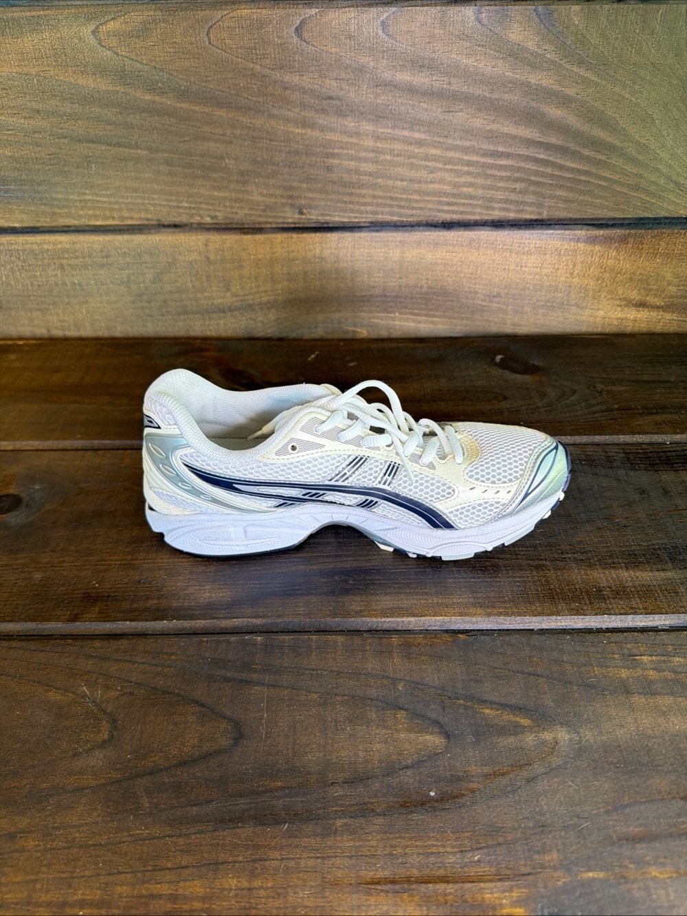 ASICS Gel-Kayano 14 ‘White Midnight’ Sneakers Running Shoes Women Size 9 - Picture 9 of 12